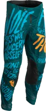 Pantaloni de motocross copii THOR PULSE COUNTING SHEEP CHARBUNE/ACID