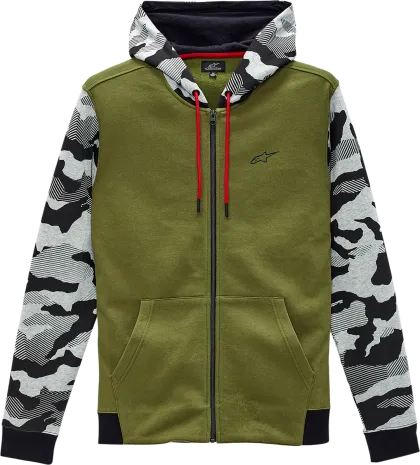 Φούτερ μοτοσικλέτας ALPINESTARS HOODIE TERRAIN OLIVE