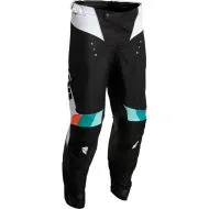 Motocross breeches THOR PULSE REACT WHITE/BLACK