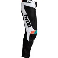 Motocross breeches THOR PULSE REACT WHITE/BLACK