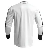 Motocross Jersey THOR HALLMAN DIFFER ROOSTED WHITE/BLACK
