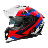 Helmet O'NEAL CHALLENGER EXO BLACK/WHITE/RED/BLUE V.25