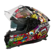 Helmet O'NEAL CHALLENGER CRANK BLACK/MULTI V.25