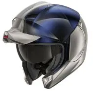 Urban helmet SHARK EVOJET DUAL BLUE/SILVER