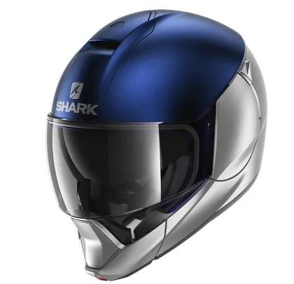 Αστικό κράνος SHARK EVOJET DUAL BLUE/SILVER