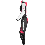 Дамски кожен мото екип SPIDI TRACK PERF PRO Black/Fuchsia