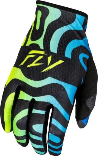 Παιδικά γάντια μοτοκρός FLY RACING Lite S.E. Zen-Black/Blue/Hi-Vis 2025