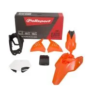 POLISPORT Plastic MX Replica Kit for KTM 85 SX 2013-17 Orange