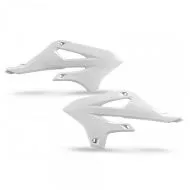 Plastic radiator covers POLISPORT Yamaha YZ 85 (2022-25) White