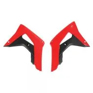 Пластмасови капаци за радиатор POLISPORT Honda CRF250 RX(19-20) CRF450 RX(17-19) Red/Black