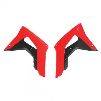 Πλαστικά καλύμματα ψυγείου POLISPORT Honda CRF250 RX(19-20) CRF450 RX(17-19) Κόκκινο/Μαύρο