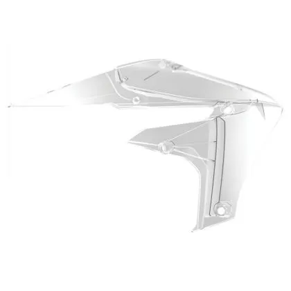 Polisport Yamaha YZ450F Plastic Radiator Covers - 2018-21 Clear