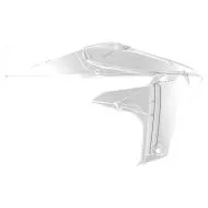 Polisport Yamaha YZ450F Plastic Radiator Covers - 2018-21 Clear