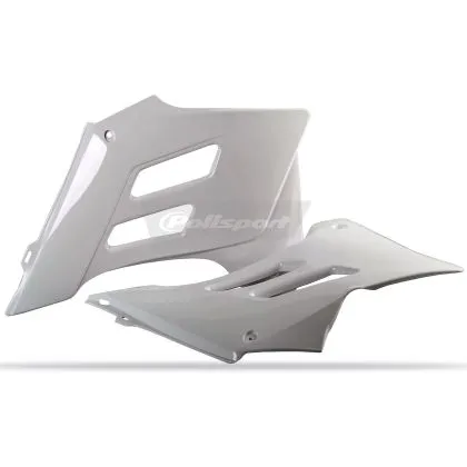 Huse plastic pentru radiatoare Polisport GAS GAS EC / EC-E - 2005-06 Alb