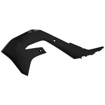 Πλαστικά καλύμματα καλοριφέρ Polisport Kawasaki KX450F - 2019-21 Μαύρο
