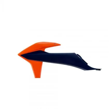 Capace radiatoare din plastic Polisport KTM EXC/EXCF/XCW/XCFW Portocaliu/Albastru