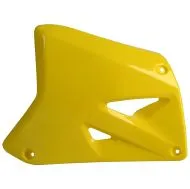 Plastic radiator covers Polisport Suzuki RM125 / 250 - 2001-08 Yellow OEM Color