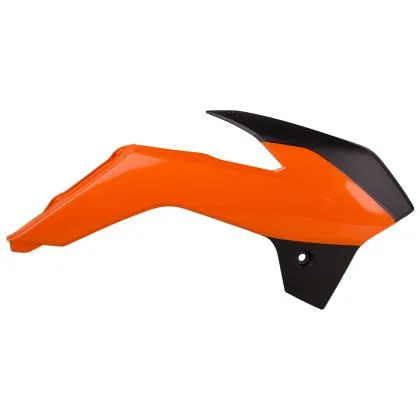 Πλαστικά καλύμματα ψυγείου Polisport KTM 85 SX (13-14/16) - 2013-17 KTM Πορτοκαλί/Μαύρο Χρώμα OEM