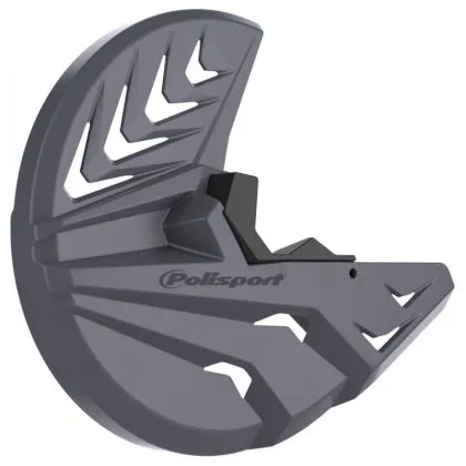 Предпазител за спирачен диск POLISPORT Disc & Bottom Fork Protector KX250F(21->) KX450F(19->) Grey