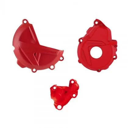 POLISPORT Κιτ προστασίας καλυμμάτων κινητήρα Gasgas EC-F 250/350 - 2021-23 Κόκκινο