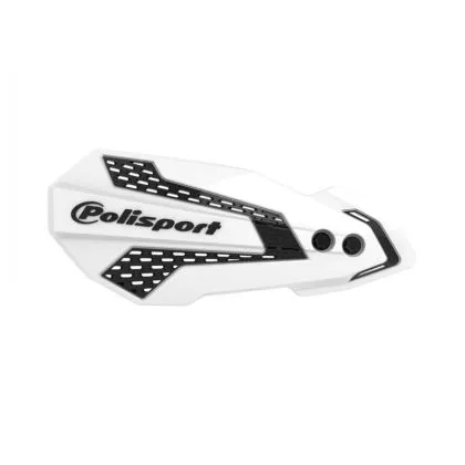 Protecții ghidon POLISPORT MX FLOW Husqvarna TE/FE (2022>) Negru/Alb