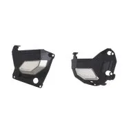 Kit προστατευτικό καλύμματος κινητήρα POLISPORT KAWASAKI Z900 - KIT ENGINE COVER PROTECTOR ΜΑΥΡΟ - 2017-2022