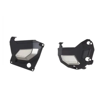 Kit engine cover protector POLISPORT KAWASAKI Z900 - KIT ENGINE COVER PROTECTOR BLACK - 2017-2022