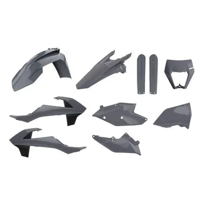 Пластмасов Enduro кит Polisport за KTM  EXC/ EXC-F/XC-W/ XCF-W-2017-19 Nardo Gray