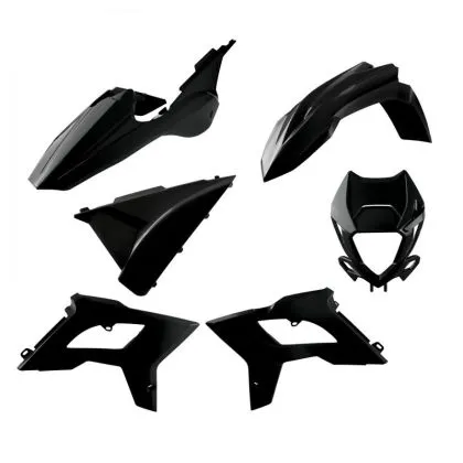 Plastic restyling kit POLISPORT Restyling Kit Beta RR 2T/4T (2018-19) Black