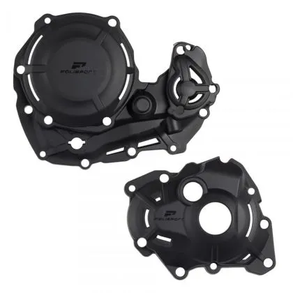 POLISPORT Extreme Engine Protection Kit Yamaha YZ 450FX / WR 450F 2024 Black