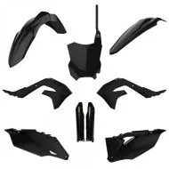 POLISPORT Full Plastic Kit Kawasaki KX-F 450 (2019-23) Black