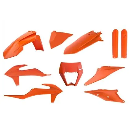 POLISPORT Full Plastic Kit KTM EXC/EXC-F/XC-W/XCF-W (2020-23) Orange