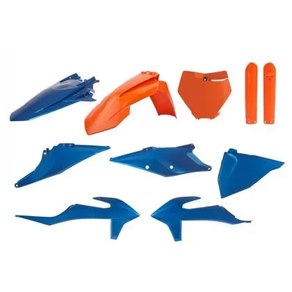 POLISPORT Full Plastic kit KTM SX/SX-F/XC/XC-F (2019-22) Blue/Orange