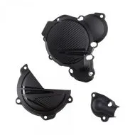 POLISPORT Κιτ προστασίας καλυμμάτων κινητήρα KTM EXC/XC-W 250/300 (2024) Μαύρο