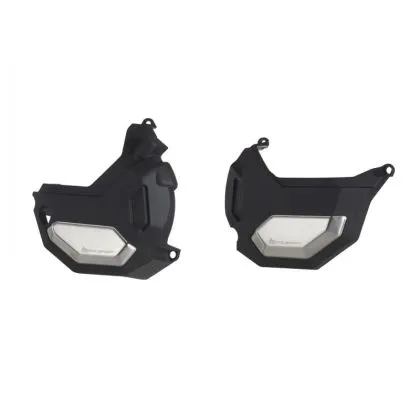Kit engine cover protector POLISPORT HONDA NC 700 X Manual - KIT ENGINE COVER PROTECTOR BLACK - 2014-2017 MODELS