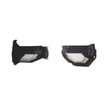 Kit engine cover protector POLISPORT YAMAHA FZ-07 - KIT ENGINE COVER PROTECTOR BLACK - 2015-2017 MODELS