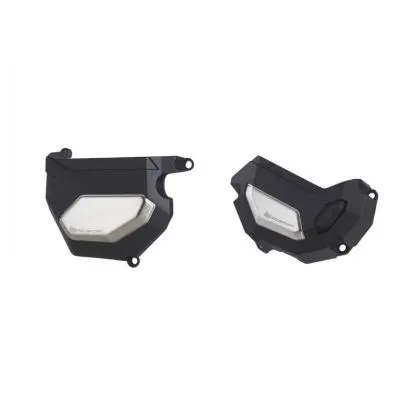 Kit engine cover protector POLISPORT YAMAHA XSR 900 - KIT ENGINE COVER PROTECTOR BLACK - 2015-2021 MODELS