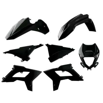 Plastic restyling kit POLISPORT Restyling Kit Beta RR 2T/4T (2013-17) Black