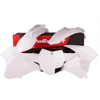 Plastic Enduro Kit standard Polisport pentru KTM EXC/ EXC-F/XC-W/ XCF-W-2014-16 Alb