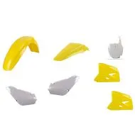 Polisport Plastic MX Kit for Suzuki RM85-2002-21 Yellow/ Black OEM Color 18
