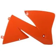 Plastic radiator covers Polisport KTM EXC / MXC KTM Orange