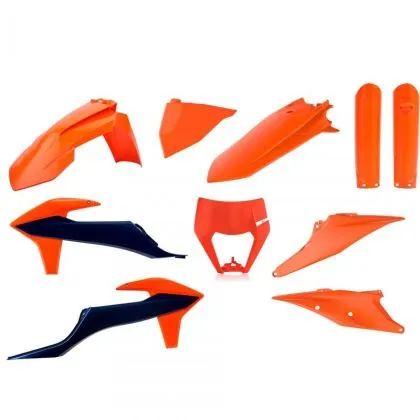 POLISPORT Full Plastic Kit KTM EXC/EXC-F/XC-W/XCF-W (2020-23) OEM