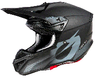 Motocross helmet 5SERIES POLYACRYLITE SOLID V.25 BLACK