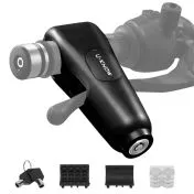 Συσκευή κλειδώματος με συναγερμό για μηχανάκι, σκούτερ, ποδήλατο, ATV μαύρο