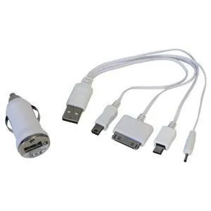 Φορτιστής τηλεφώνου 12/24V USB με καλώδια