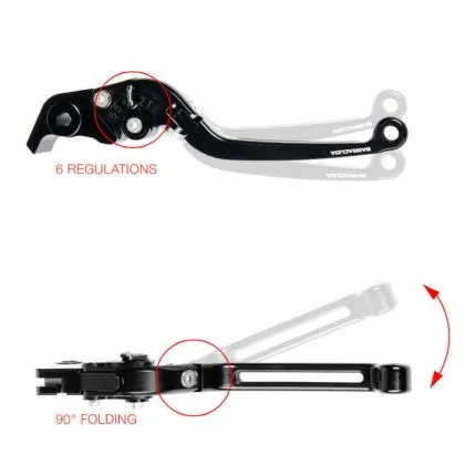 Brake and clutch lever set BARRACUDA Honda NC 700/750S/X (15-17)