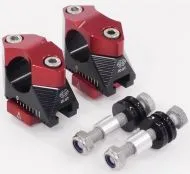 Ritari pentru ghidon GILLES RISERS 2DGT BK/RD BRUTALE 675