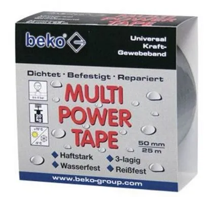 Ταινία MULTI POWER - ΜΑΥΡΟ - 50mm x 25m - Beko