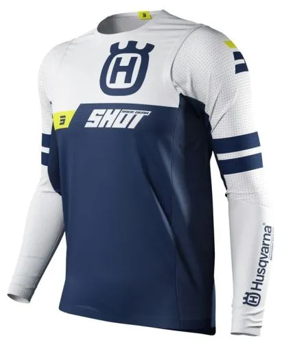 Motocross Jersey SHOT Husqvarna Limited Edition 2022 Μπλε