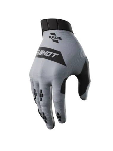 Mănuși de motocross SHOT Race Grey